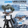 image:imageSogries 25x100 Binoculars for Adults High Powered Large Aperture 100mm Astronomy Binoculars Long Distance Viewing Waterproof Long Range Powerful Binocular for Stargazing Marine Cruise Ship Birding14x45
