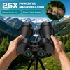 image:imageSogries 25x100 Binoculars for Adults High Powered Large Aperture 100mm Astronomy Binoculars Long Distance Viewing Waterproof Long Range Powerful Binocular for Stargazing Marine Cruise Ship Birding25x100