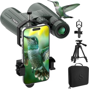 image:imageSogries 25x100 Binoculars for Adults High Powered Large Aperture 100mm Astronomy Binoculars Long Distance Viewing Waterproof Long Range Powerful Binocular for Stargazing Marine Cruise Ship Birding14x45